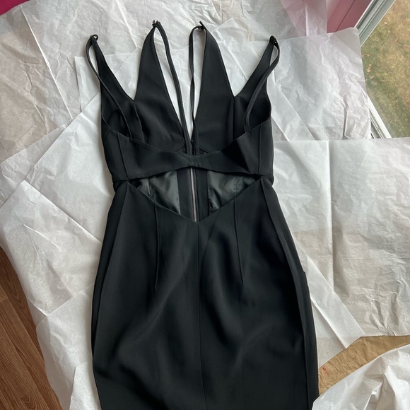 ❤️HP❤️EUC VTG 90s FENDI low back deep v black midi dress - Picture 2 of 13